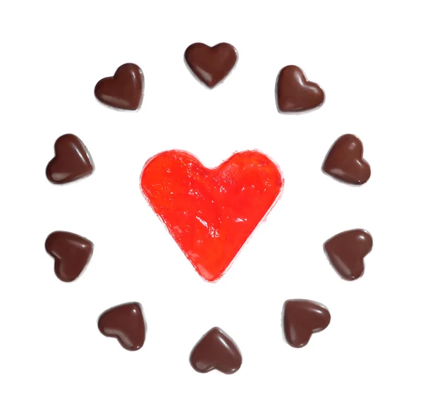 Sweet Hearts Pattern — Stock Photo, Image