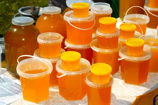 Honing kraam — Stockfoto