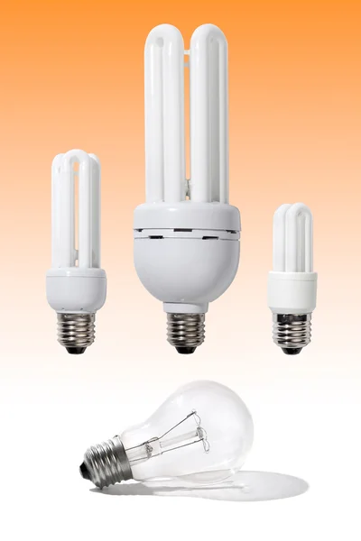 Energy Efficient Light Bulbs — Stock Photo, Image