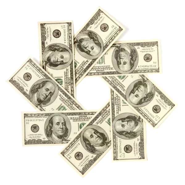 Dollarn snöflinga — Stockfoto