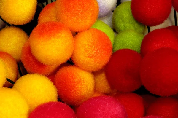 Pompones coloridos — Foto de Stock