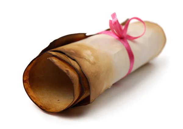 Roll of Parchment — Stock Photo, Image