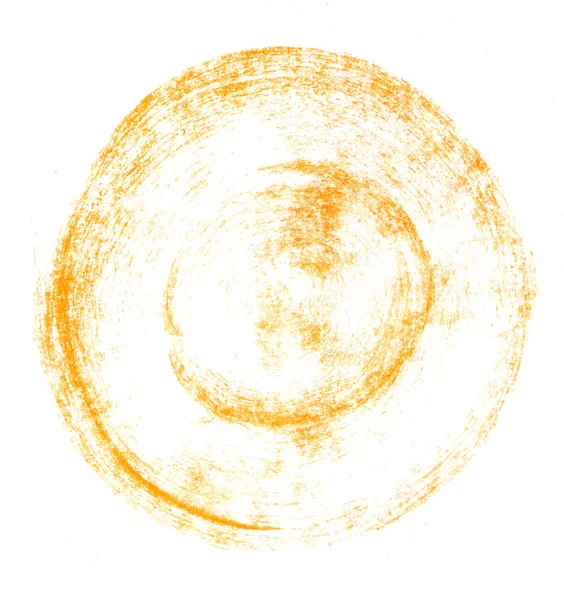 Желтый круг Стоковая Картинка