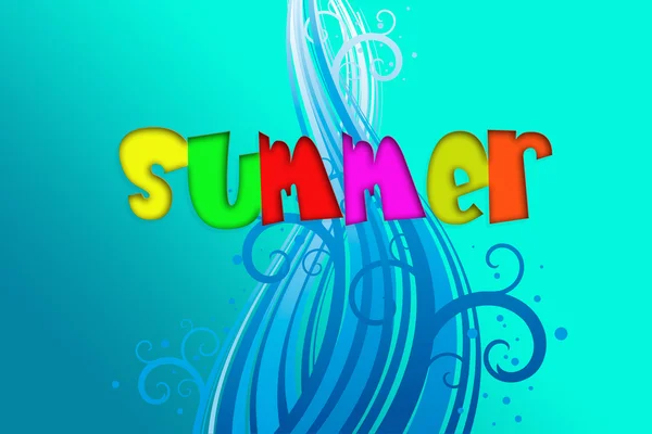 Summer. illustration. — Stock Photo, Image