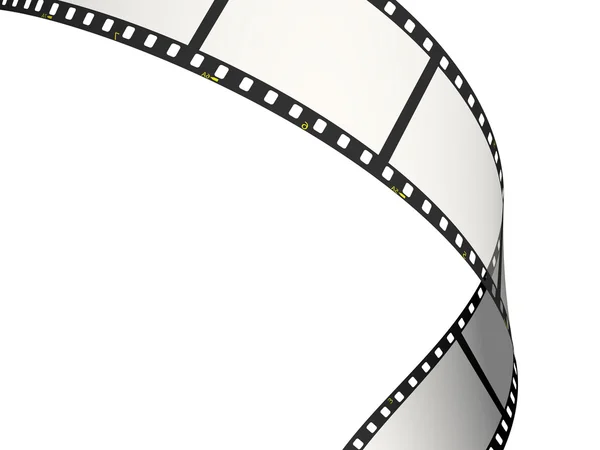 Single bend of the film — Stock Photo, Image