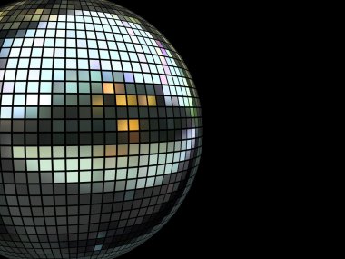 Disco mirrorball clipart