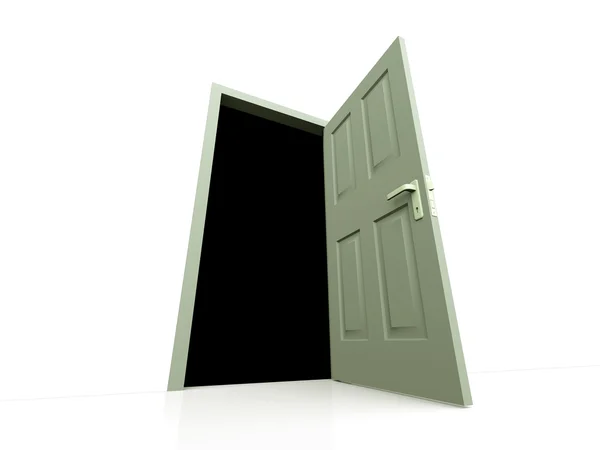 開いたドア — ストック写真
