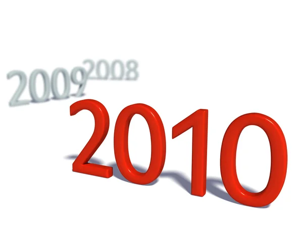 Frohes neues Jahr 2010 — Stockfoto