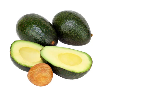 Avocado's knippen en hele — Stockfoto
