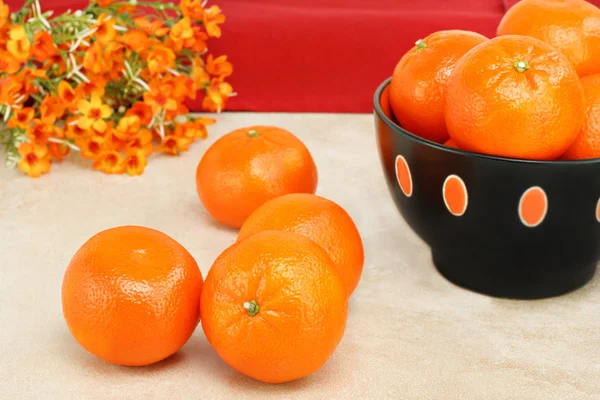 stock image Healthy, organic clementines