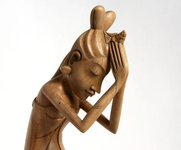 Индийская сувенирная статуэтка девушки — стоковое фото