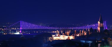 Bosporus bridges, Istanbul, Turkey clipart