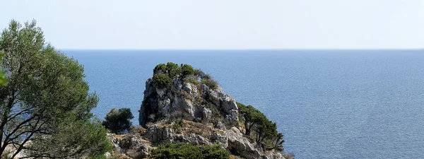 View of the sea from coast — Stock Photo, Image