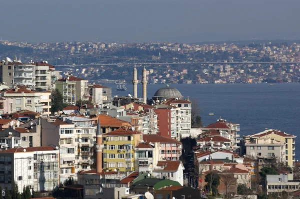 Blick vom Galata-Turm nach Istanbul — Stockfoto
