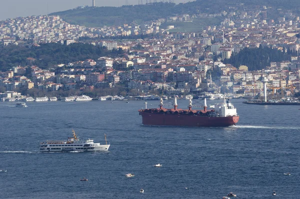 Vista dalla torre di Galata a Istanbul — Foto Stock
