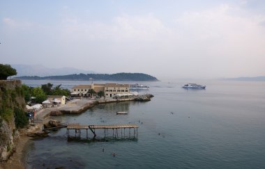 eiland corfu, Ionische zee, Griekenland