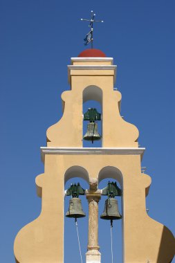 Corfu, bir adamın manastır Adası