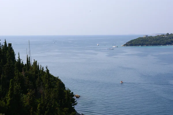 コルフ島、イオニア海、ギリシャを島します。. — ストック写真