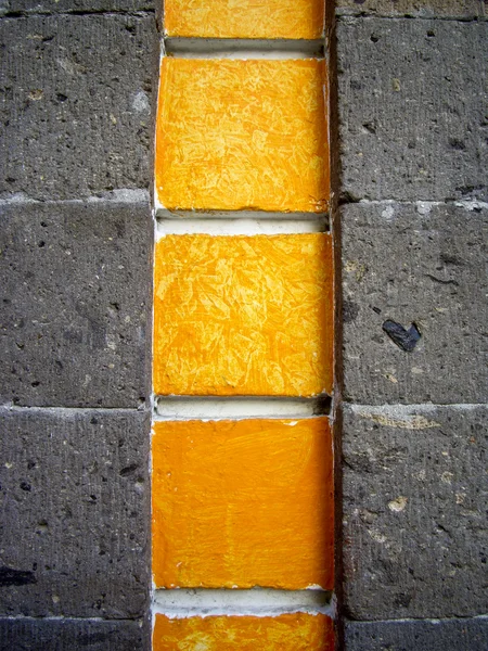 Gelbe und graue Wände — Stockfoto