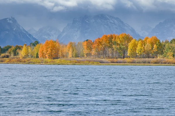Oxbow Bend in Fall — Stock Photo, Image