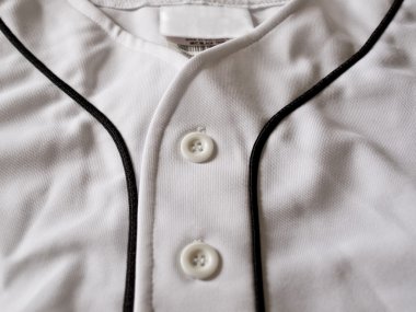 Close View of a Baseball Jersey