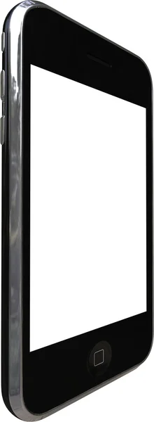 3D mobilní telefon izolované na bílém 3 — Stock fotografie