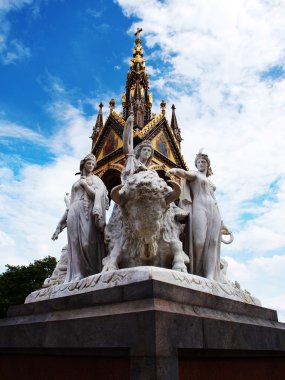 Prince Albert Memorial in London clipart