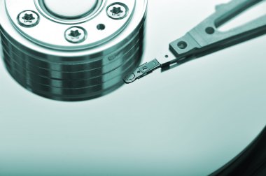 Hard disk close up clipart