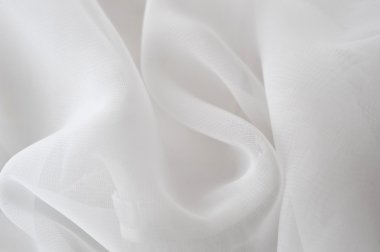 beyaz şeffaf kumaş