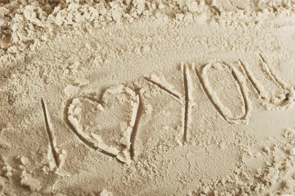 stock image Heart and sand