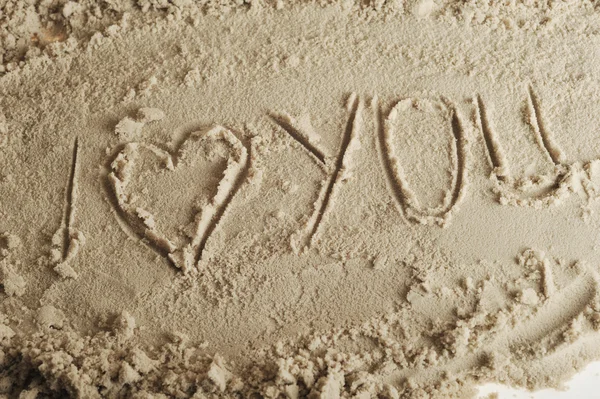 stock image Heart and sand