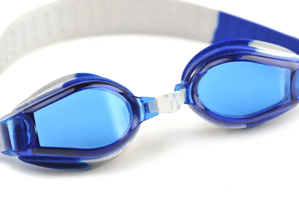 Mavi Yüzme gözlüğü — Stok fotoğraf