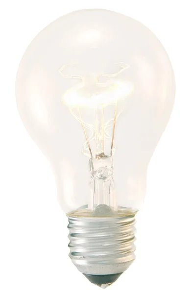 Glödlampan tänd — Stockfoto