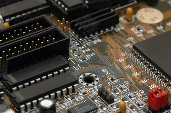 Computer's motherboard — Stock Photo, Image