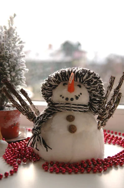 Фальшивый снеговик — стоковое фото