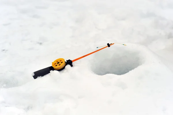 Ice fishing — Stock Photo, Image