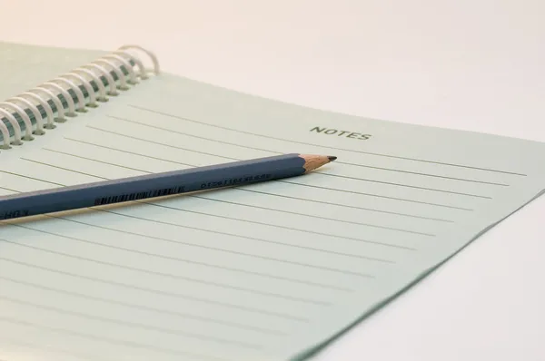 ノートと鉛筆σημειωματάριο και μολύβι — ストック写真