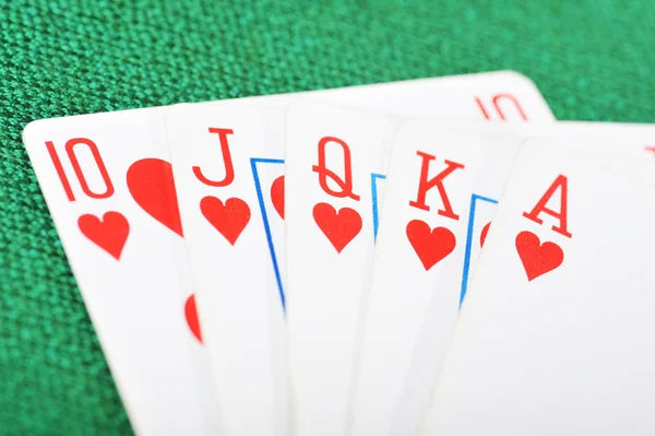 Poker ganhando — Fotografia de Stock
