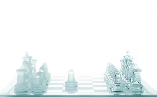 Hra v šachy — Stock fotografie