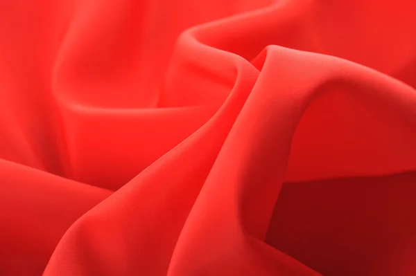 Tissu rouge ondulation fond — Photo