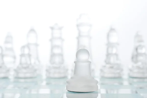 Spiel im Schach — Stockfoto