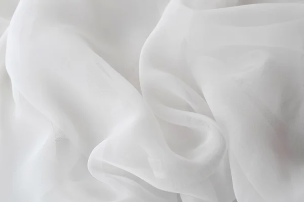 White transparent fabric — Stock Photo, Image
