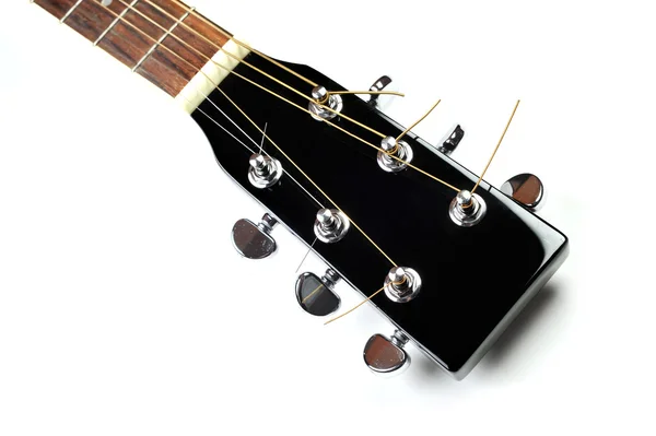 Cabeza de guitarra acústica — Foto de Stock