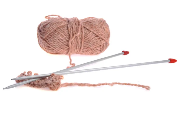 Threads voor breien — Stockfoto