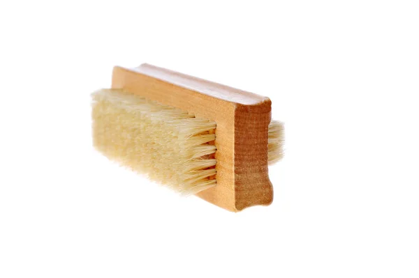 Escova com cabo de madeira — Fotografia de Stock