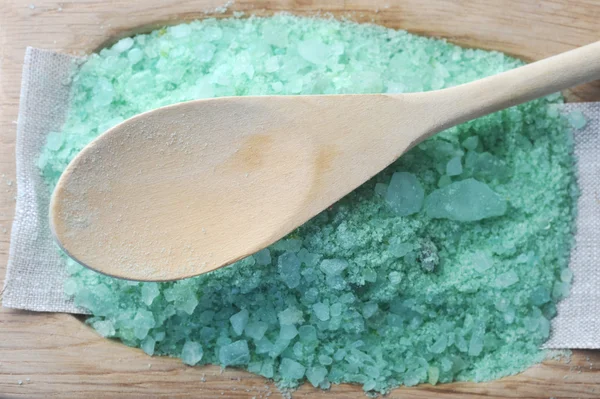 绿色的海洋盐 — 图库照片