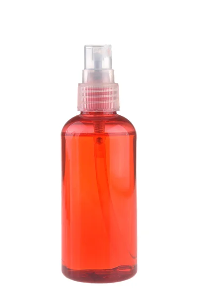 Красная бутылка — стоковое фото