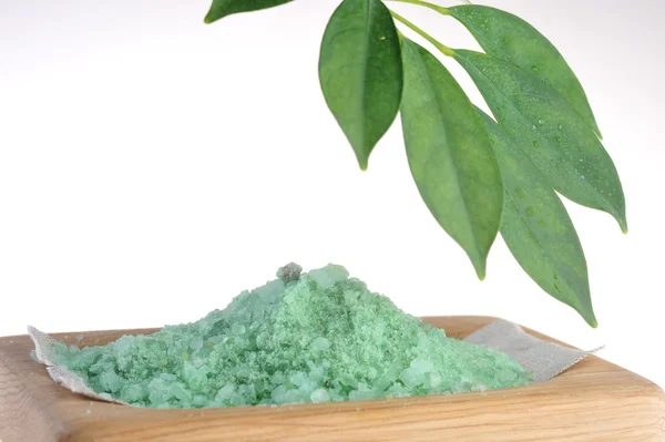Green sea salt — Stock Photo, Image