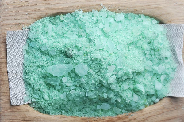 绿色的海洋盐 — 图库照片