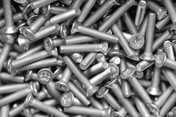 Steel screws — Stock Photo, Image